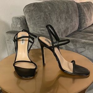 Black Strappy Heels